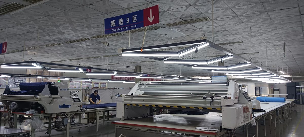 裁剪区与模板班组车间